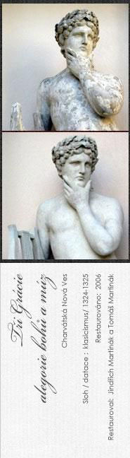 Tři Grácie - Apolón, Asklépius